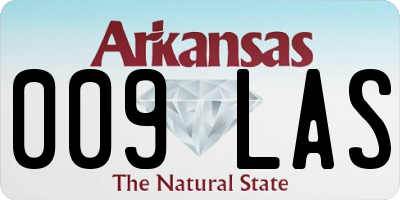 AR license plate 009LAS