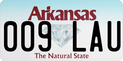 AR license plate 009LAU
