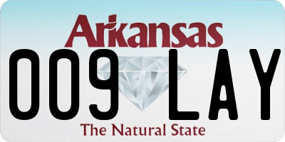 AR license plate 009LAY
