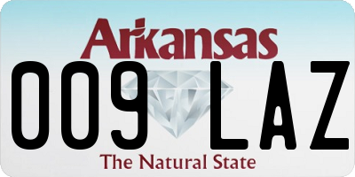 AR license plate 009LAZ