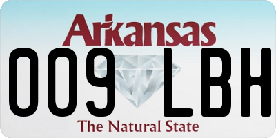 AR license plate 009LBH