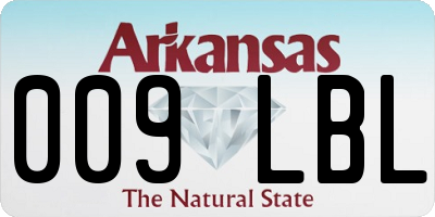 AR license plate 009LBL