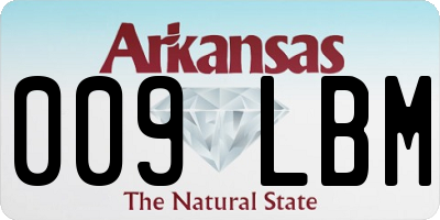 AR license plate 009LBM