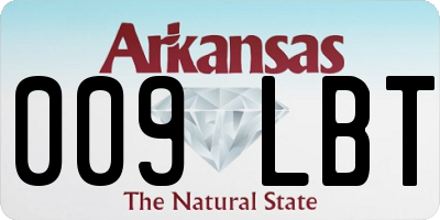 AR license plate 009LBT