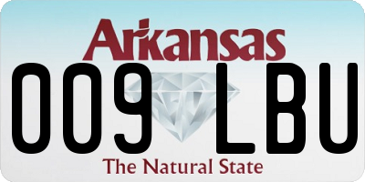 AR license plate 009LBU