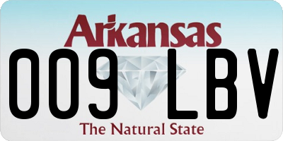 AR license plate 009LBV