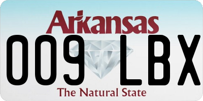 AR license plate 009LBX