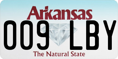 AR license plate 009LBY