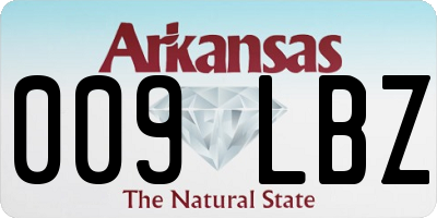 AR license plate 009LBZ