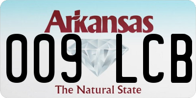 AR license plate 009LCB