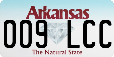 AR license plate 009LCC