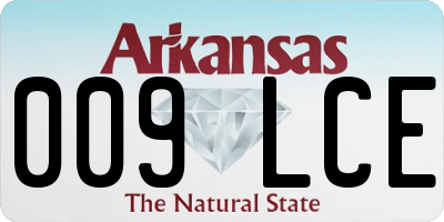 AR license plate 009LCE