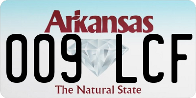 AR license plate 009LCF
