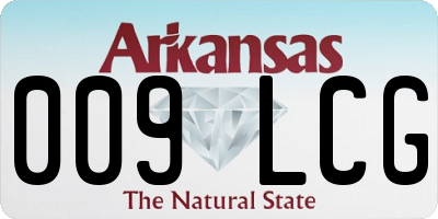 AR license plate 009LCG