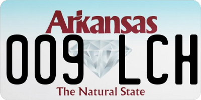 AR license plate 009LCH