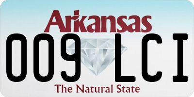 AR license plate 009LCI