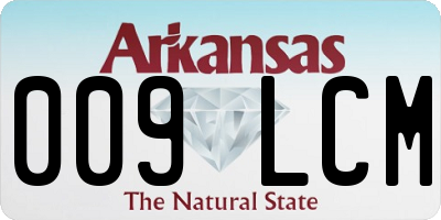 AR license plate 009LCM