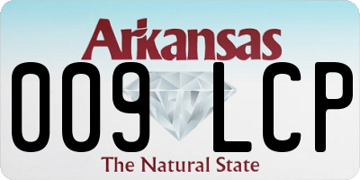 AR license plate 009LCP