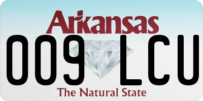 AR license plate 009LCU