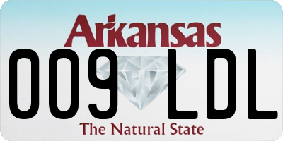 AR license plate 009LDL