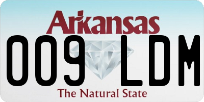 AR license plate 009LDM