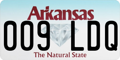 AR license plate 009LDQ