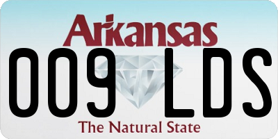 AR license plate 009LDS