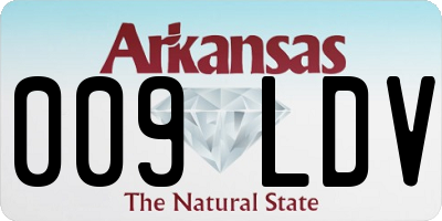 AR license plate 009LDV