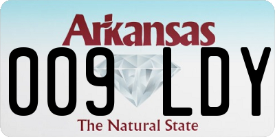 AR license plate 009LDY