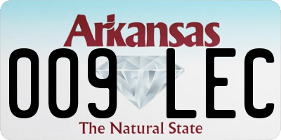 AR license plate 009LEC