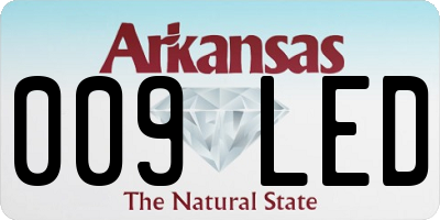 AR license plate 009LED