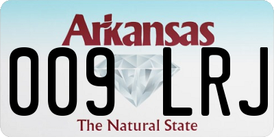 AR license plate 009LRJ