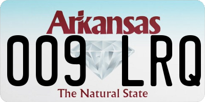 AR license plate 009LRQ
