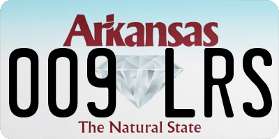 AR license plate 009LRS
