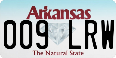 AR license plate 009LRW