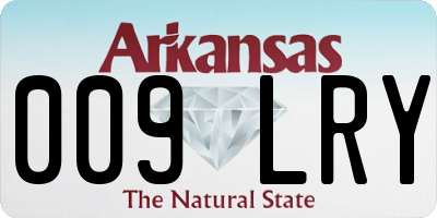 AR license plate 009LRY