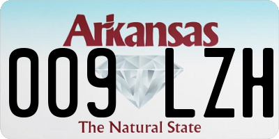 AR license plate 009LZH