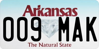 AR license plate 009MAK