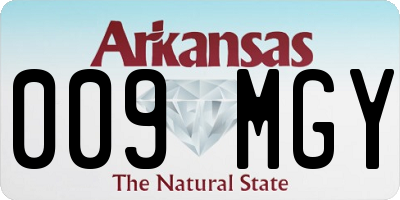 AR license plate 009MGY