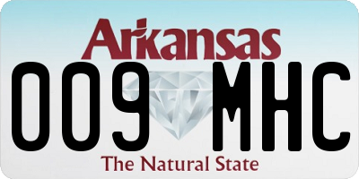 AR license plate 009MHC