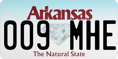 AR license plate 009MHE