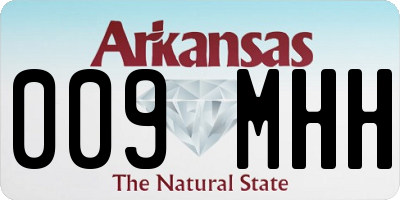 AR license plate 009MHH