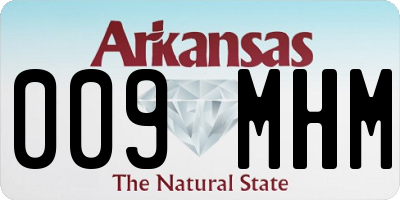 AR license plate 009MHM