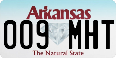 AR license plate 009MHT