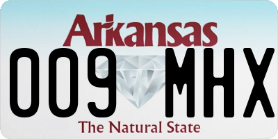 AR license plate 009MHX
