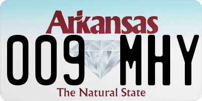 AR license plate 009MHY
