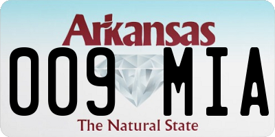 AR license plate 009MIA