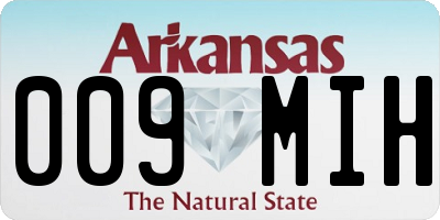 AR license plate 009MIH