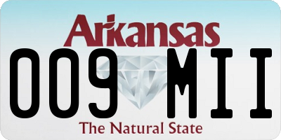 AR license plate 009MII