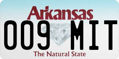 AR license plate 009MIT
